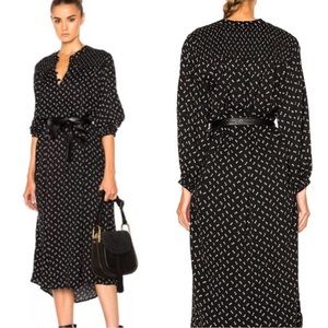 Current Elliott Willow Long Sleeve Pattern Dress 2‎